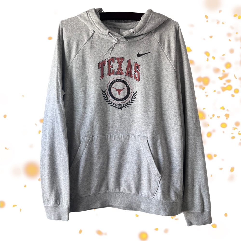 Nike Women's Texas Longhorns Grey Varsity Pullover Hoodie